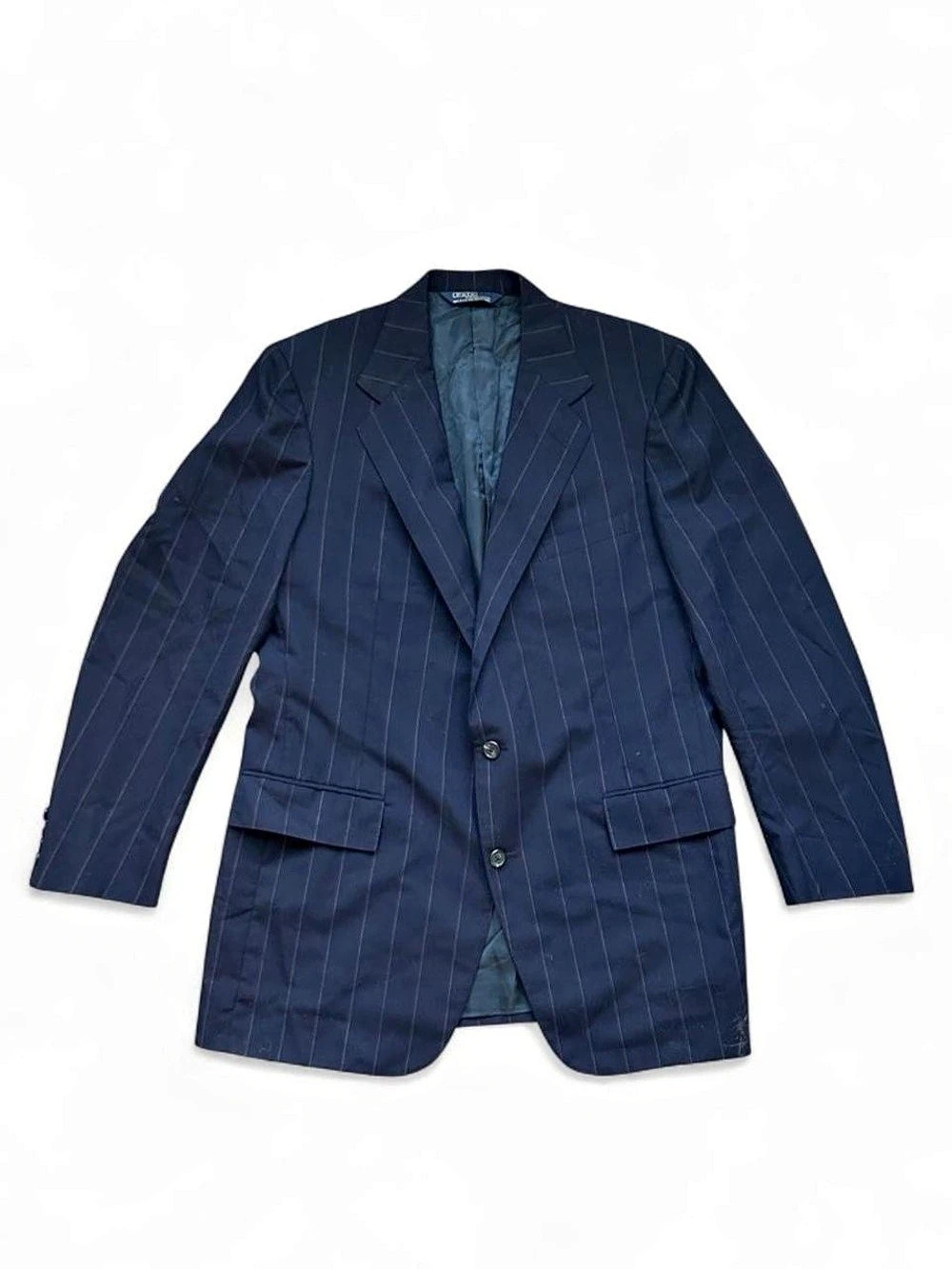Polo by Ralph Lauren Men's Blue Pinstripe Blazer